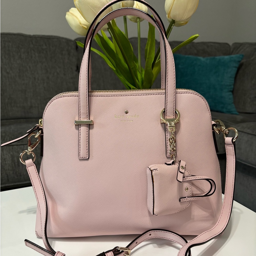 NWOT - Kate Spade Light Pink Satchel w/crossbody strap